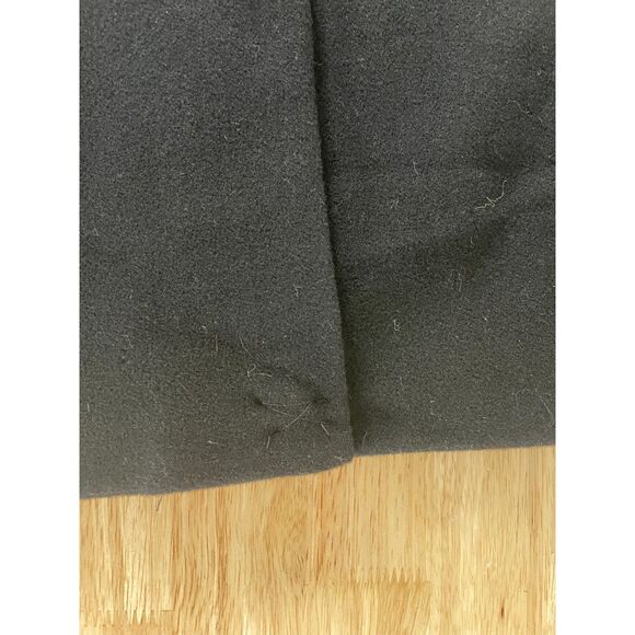 Michael Kors Men's Size 36R Black Wool Blend Button Front Overcoat - Picture 3 of 9